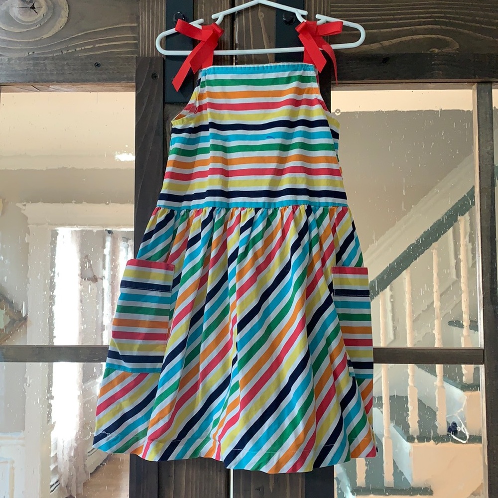 Hanna Andersson rainbow stripe dress